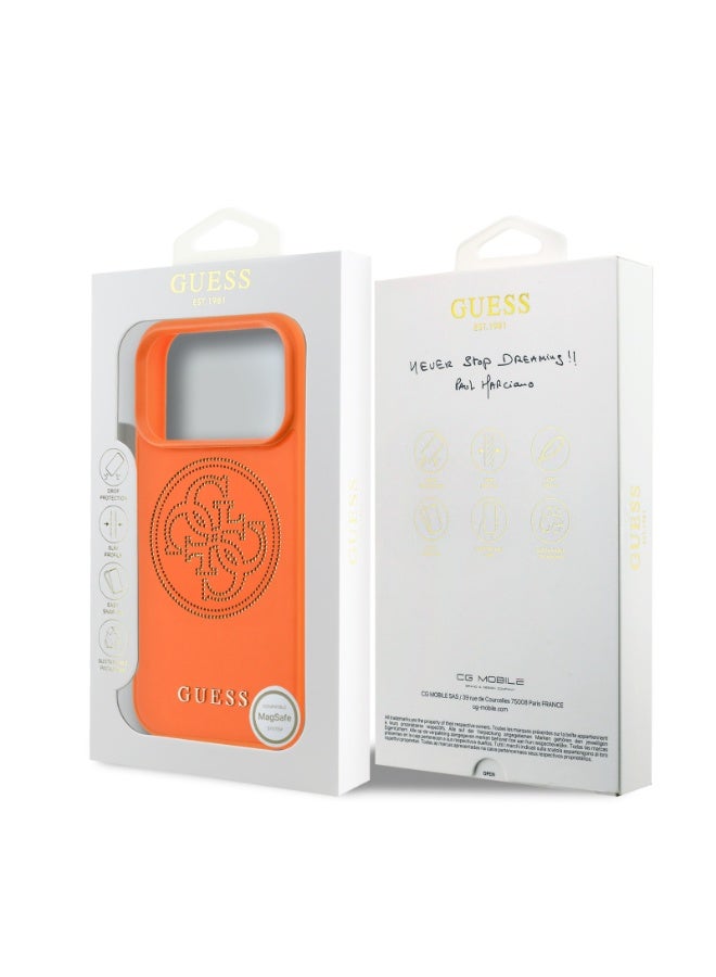 جس غطاء آيفون 17 برو ماكس من جلد PU مع دعم MagSafe، حماية من السقوط، خفيف الوزن، قبضة مريحة، وسهل التركيب (Snap-on) - Image 3